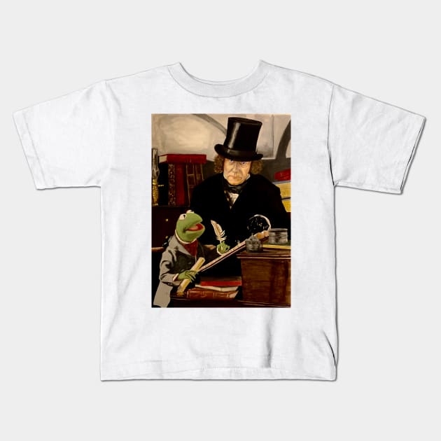 Muppet Christmas Carol Kids T-Shirt by BryanWhipple